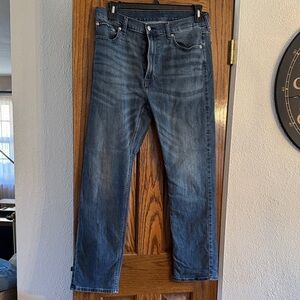 Calvin Klein Blue Straight-Leg Jeans